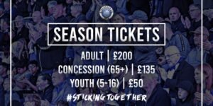 Read more about the article Season ticket prices confirmed
