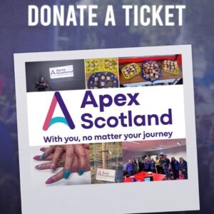 Donate a ticket with Stranraer FC and APEX